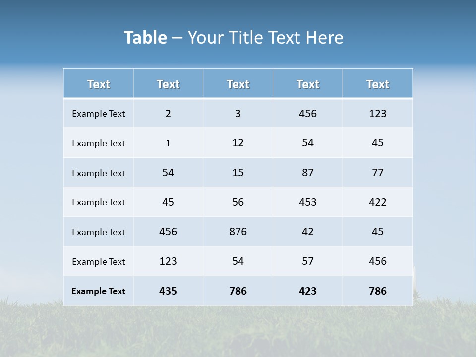 Strong Grass Green PowerPoint Template