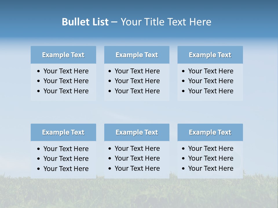 Strong Grass Green PowerPoint Template