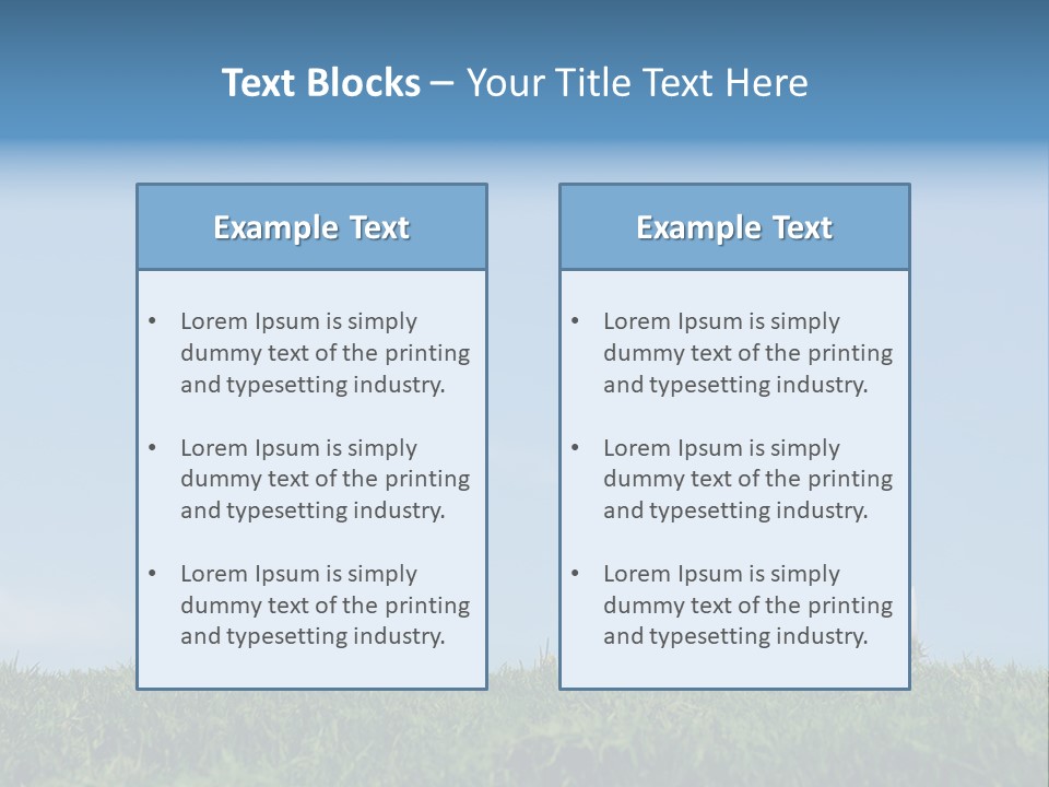 Strong Grass Green PowerPoint Template