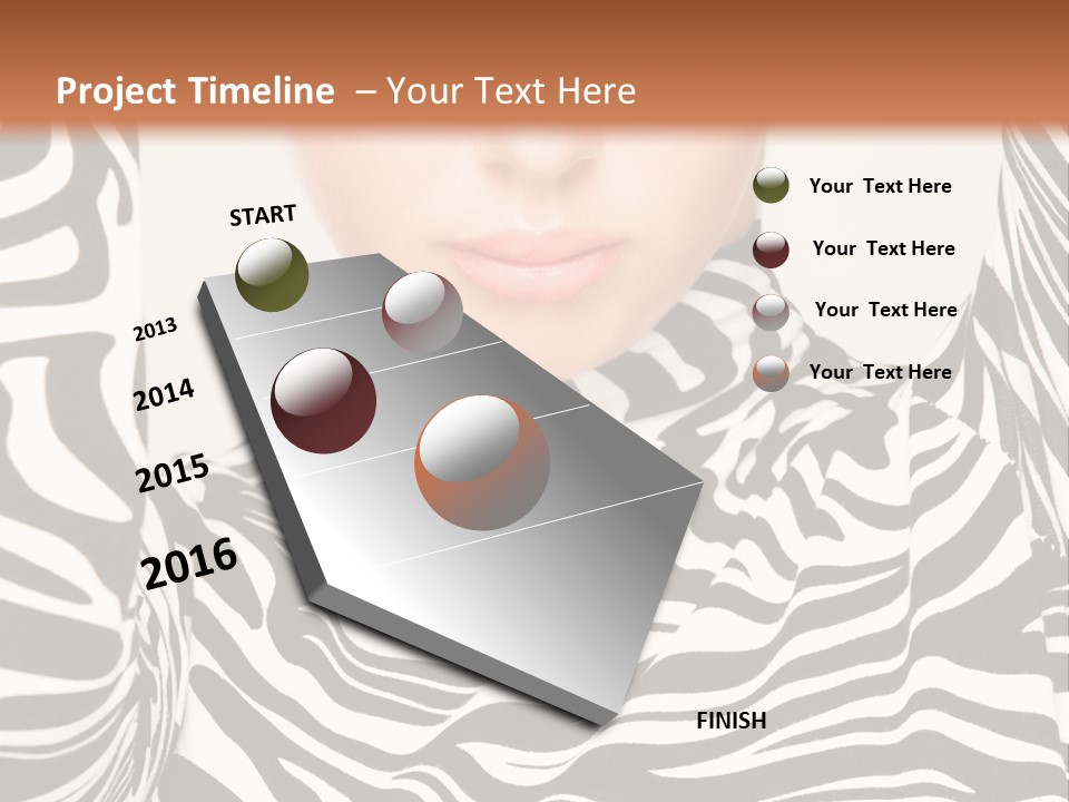 Shine Wall Yellow PowerPoint Template