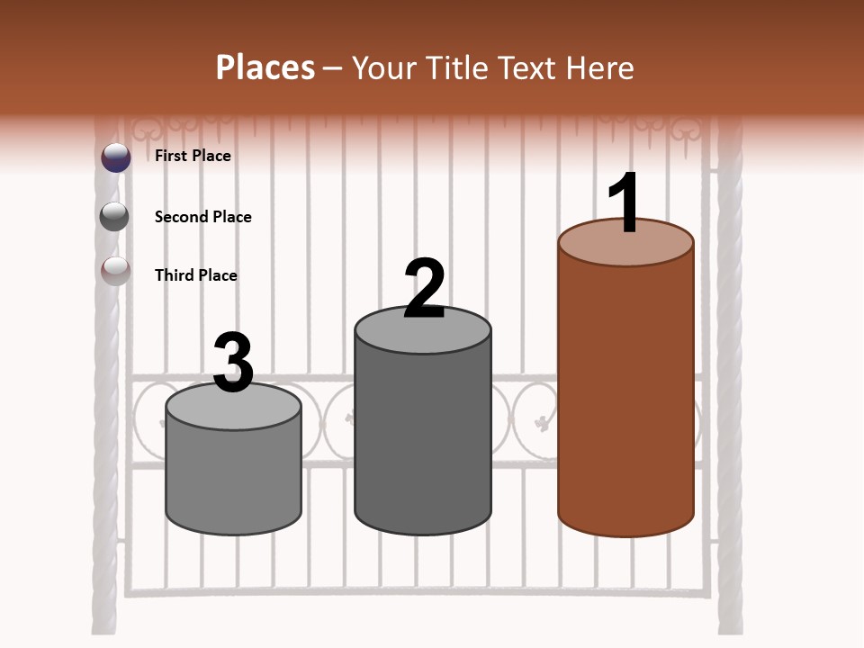 Swirl Trailing Spectrum PowerPoint Template