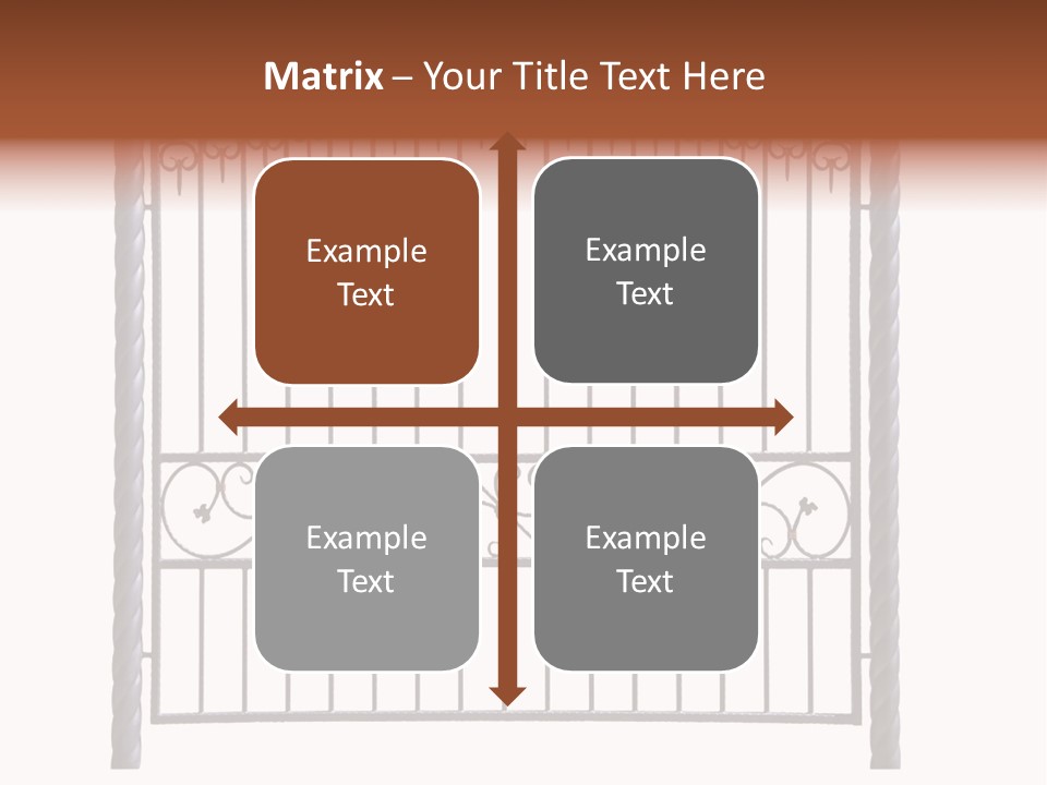 Swirl Trailing Spectrum PowerPoint Template