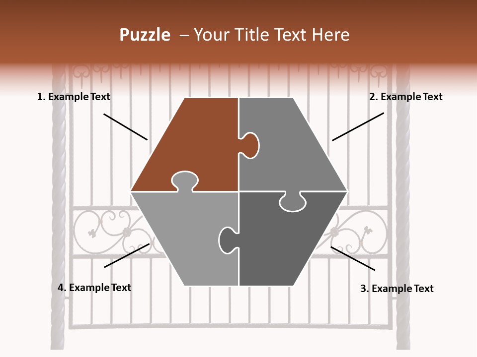 Swirl Trailing Spectrum PowerPoint Template