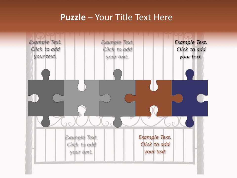 Swirl Trailing Spectrum PowerPoint Template