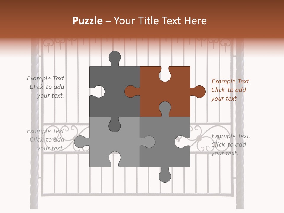Swirl Trailing Spectrum PowerPoint Template