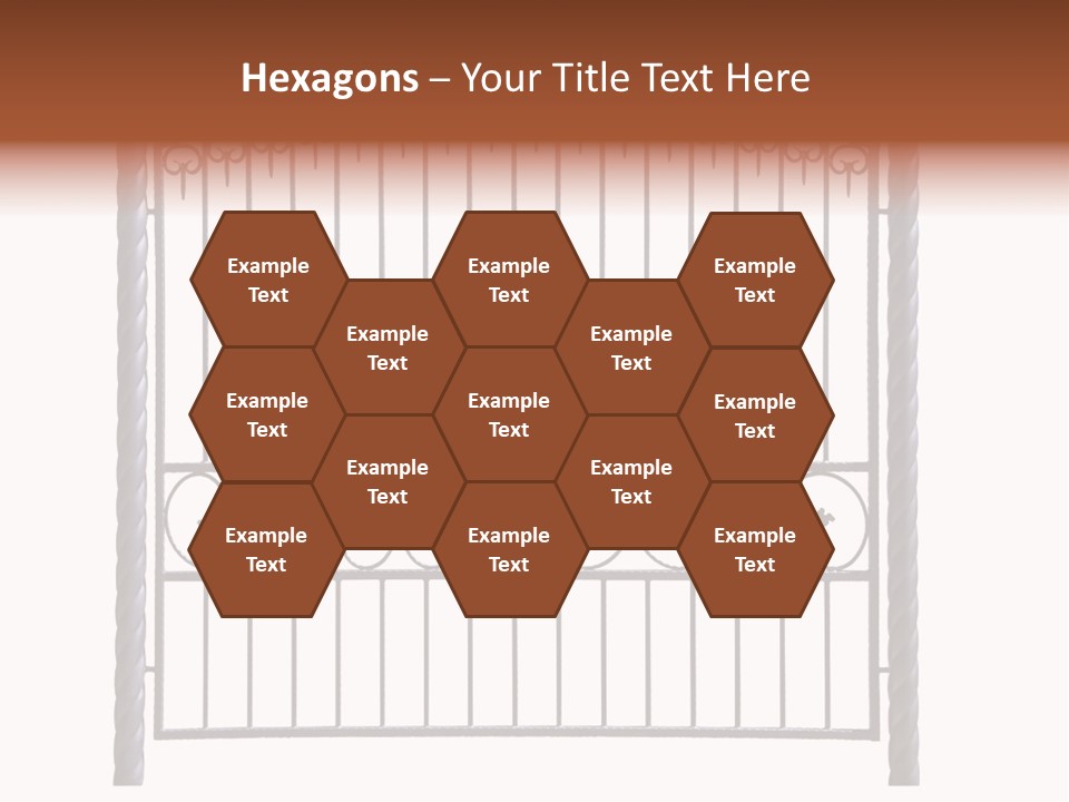 Swirl Trailing Spectrum PowerPoint Template