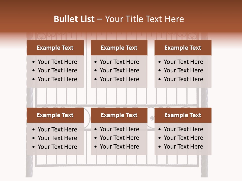 Swirl Trailing Spectrum PowerPoint Template