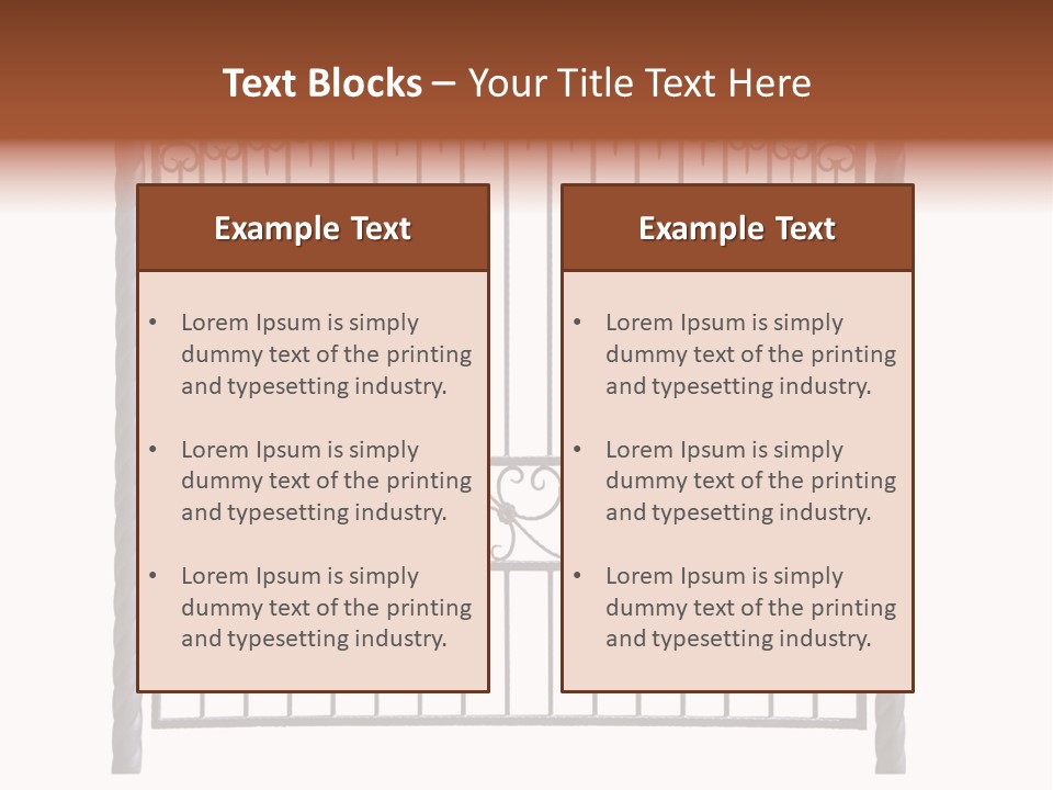 Swirl Trailing Spectrum PowerPoint Template