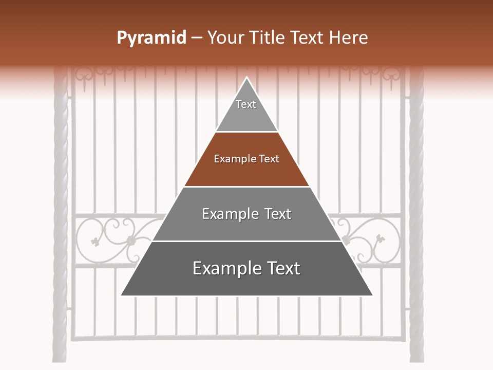 Swirl Trailing Spectrum PowerPoint Template