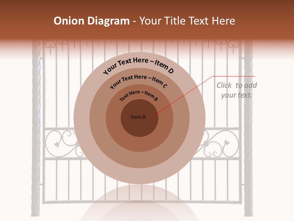 Swirl Trailing Spectrum PowerPoint Template