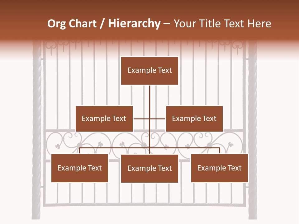 Swirl Trailing Spectrum PowerPoint Template