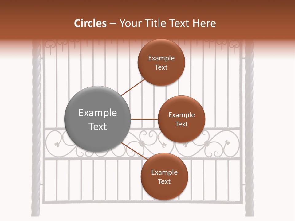 Swirl Trailing Spectrum PowerPoint Template