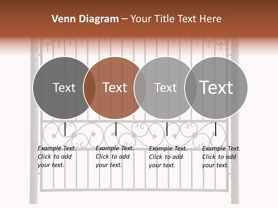 Swirl Trailing Spectrum PowerPoint Template