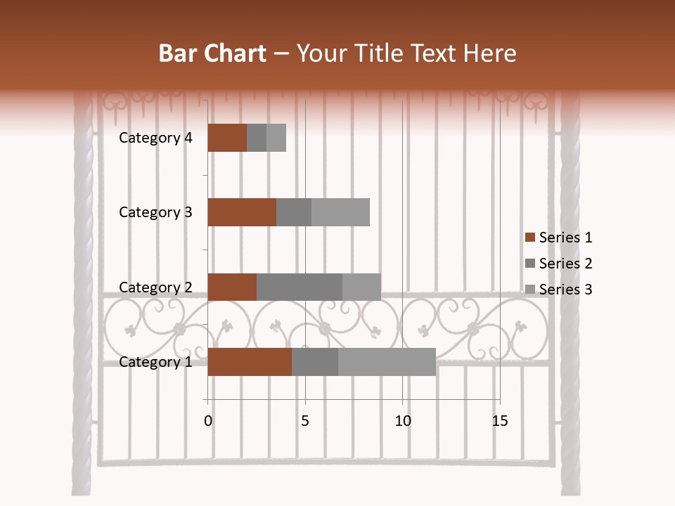 Swirl Trailing Spectrum PowerPoint Template