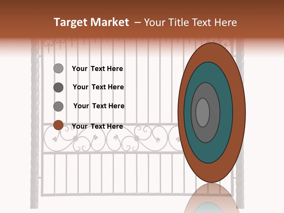 Swirl Trailing Spectrum PowerPoint Template