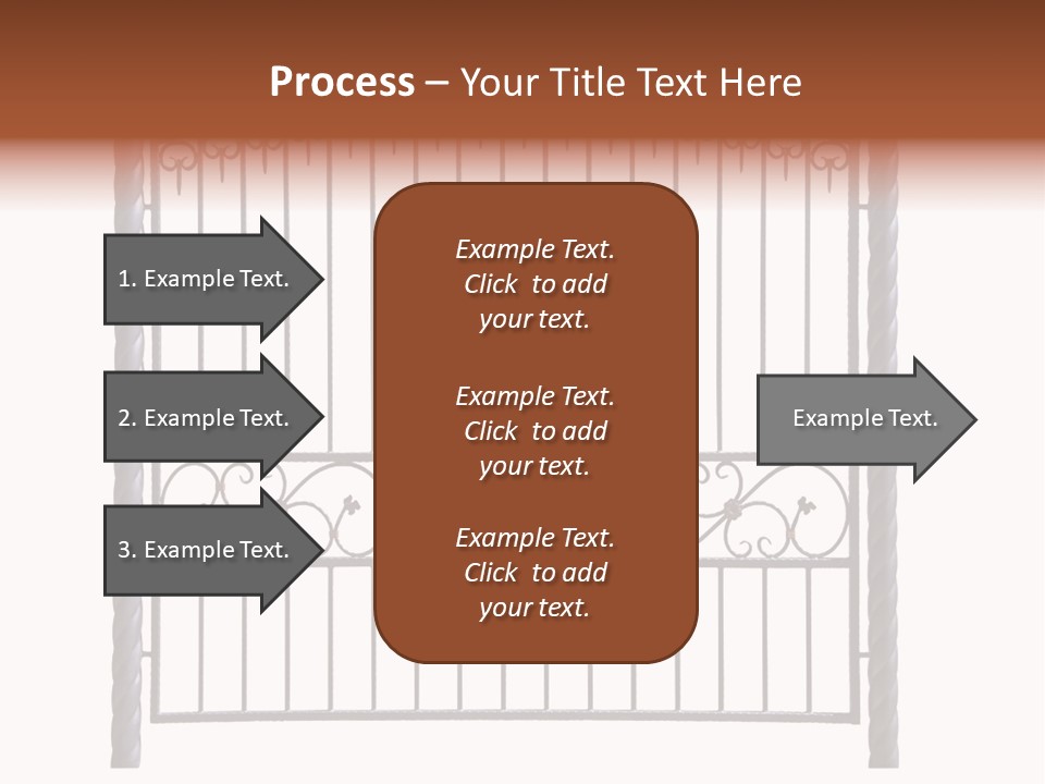 Swirl Trailing Spectrum PowerPoint Template
