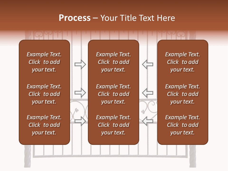 Swirl Trailing Spectrum PowerPoint Template