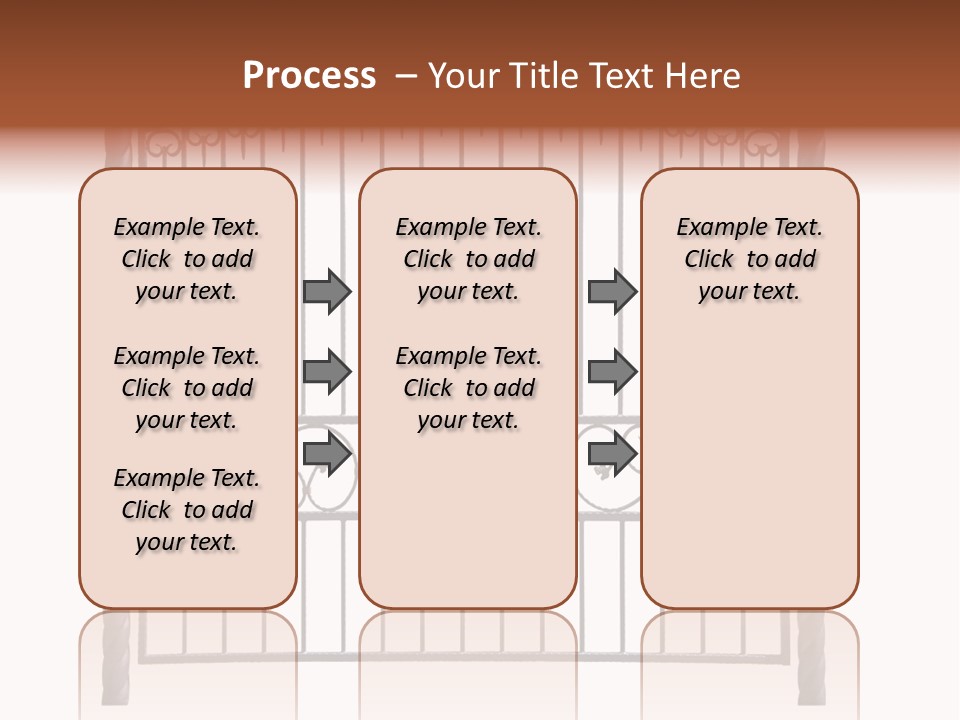 Swirl Trailing Spectrum PowerPoint Template