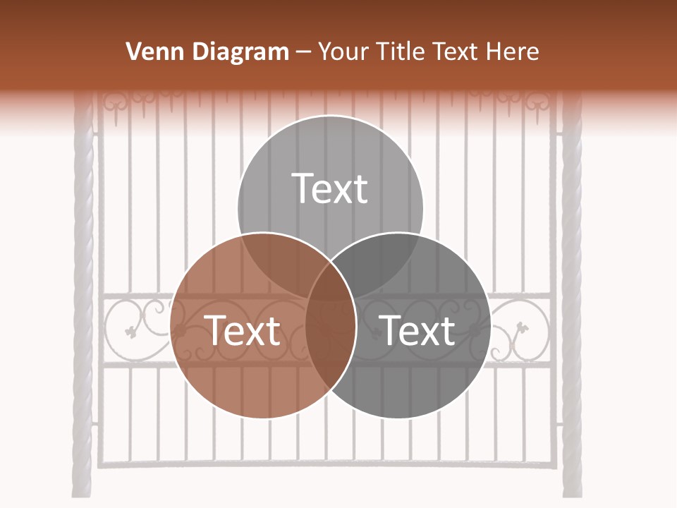 Swirl Trailing Spectrum PowerPoint Template