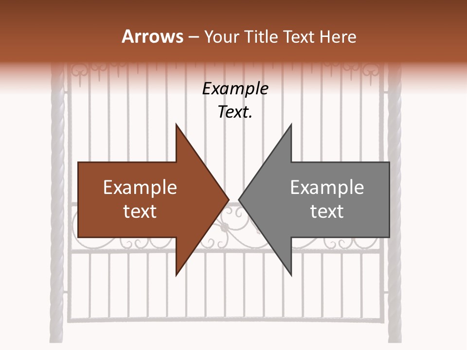 Swirl Trailing Spectrum PowerPoint Template