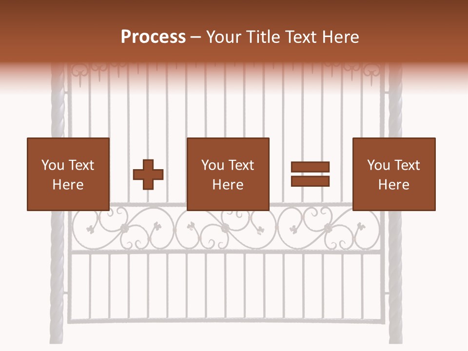 Swirl Trailing Spectrum PowerPoint Template