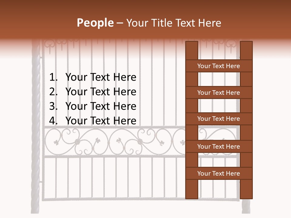 Swirl Trailing Spectrum PowerPoint Template