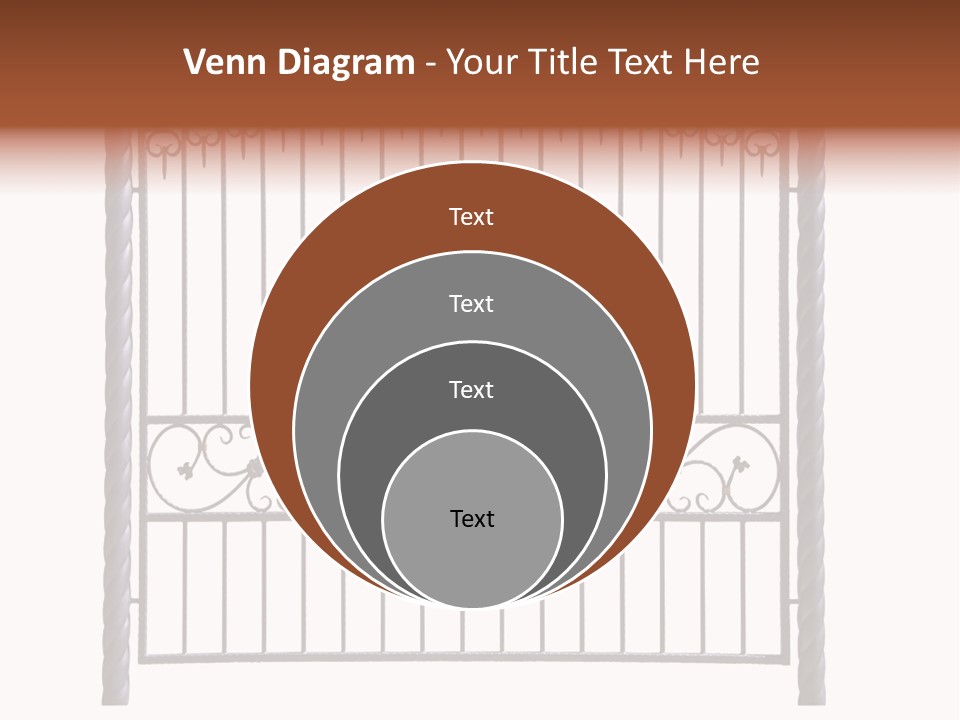 Swirl Trailing Spectrum PowerPoint Template