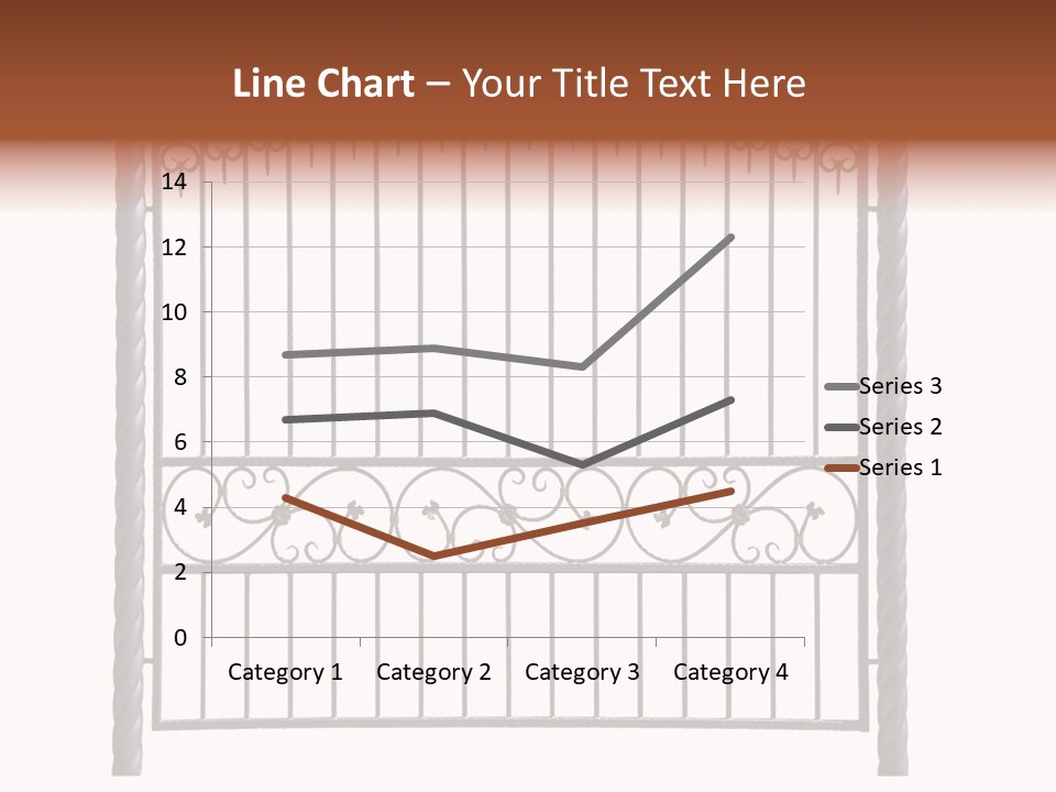 Swirl Trailing Spectrum PowerPoint Template