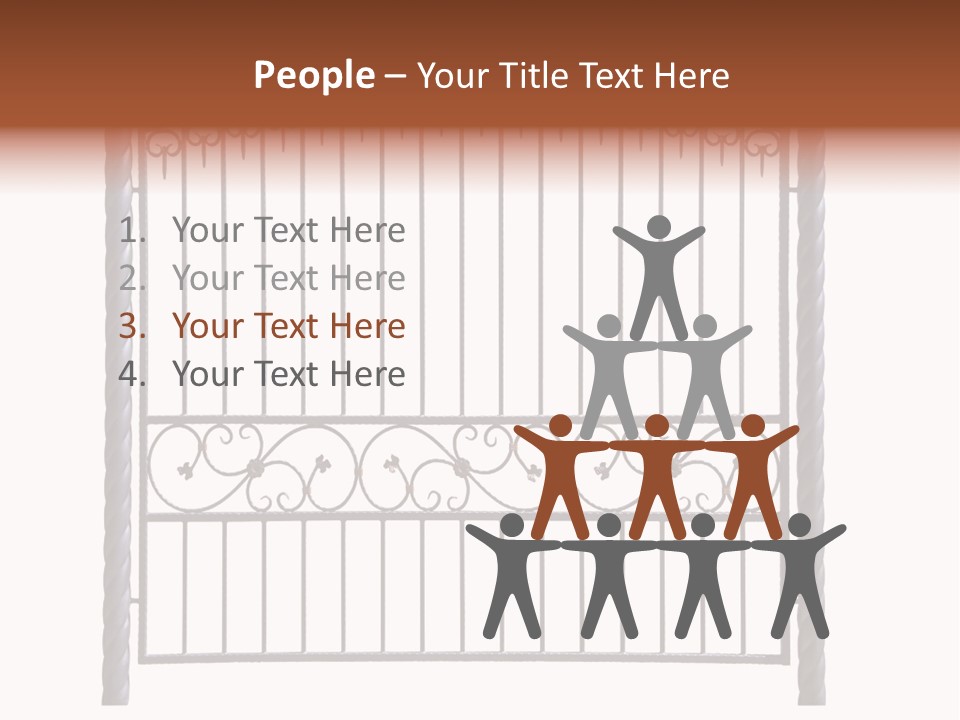 Swirl Trailing Spectrum PowerPoint Template