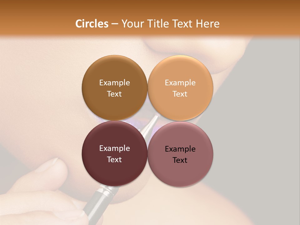 Gold Light Blur PowerPoint Template