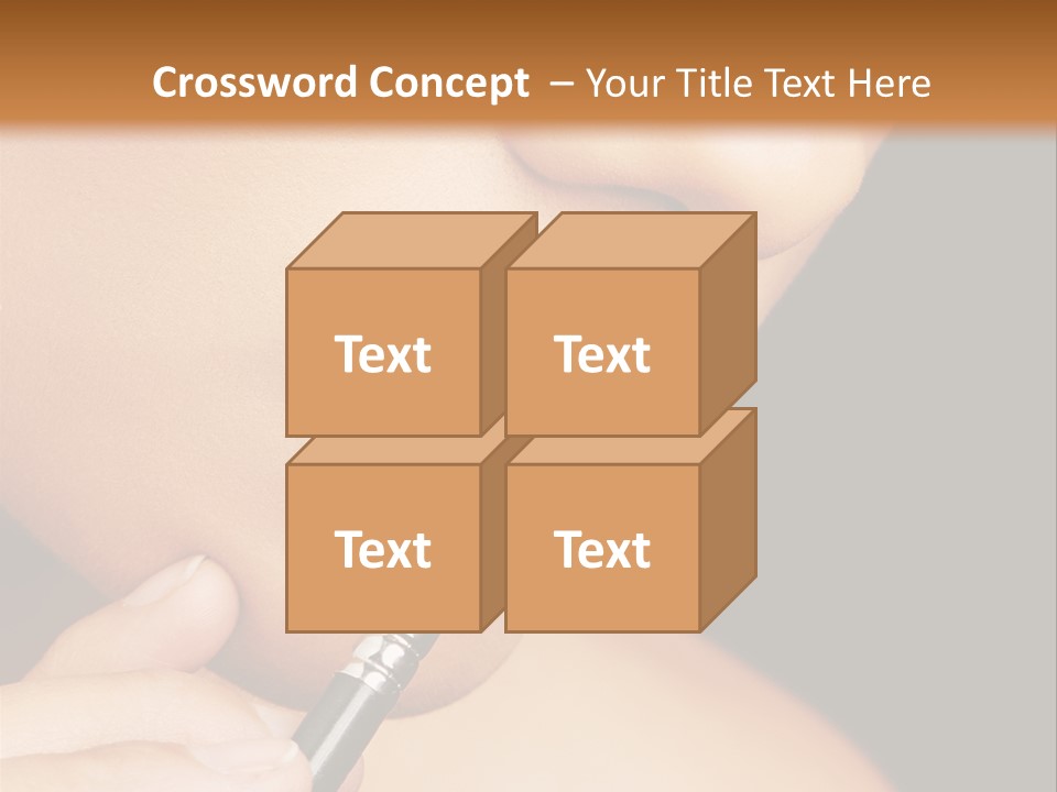 Gold Light Blur PowerPoint Template