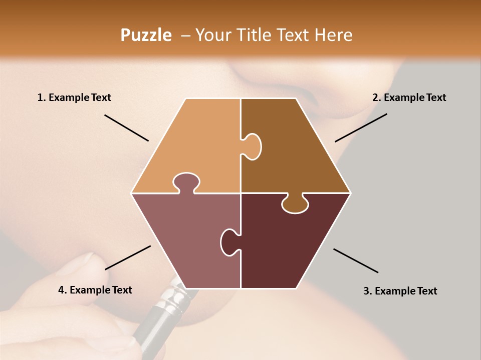 Gold Light Blur PowerPoint Template