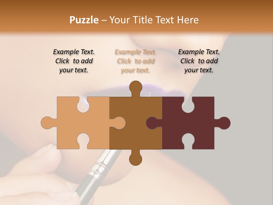 Gold Light Blur PowerPoint Template