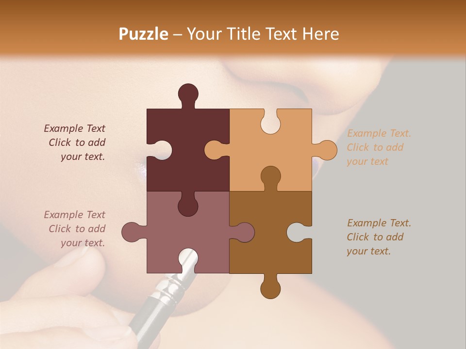 Gold Light Blur PowerPoint Template