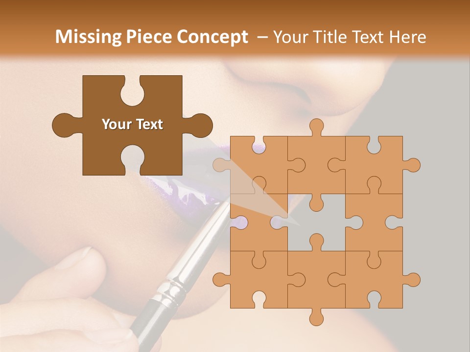 Gold Light Blur PowerPoint Template