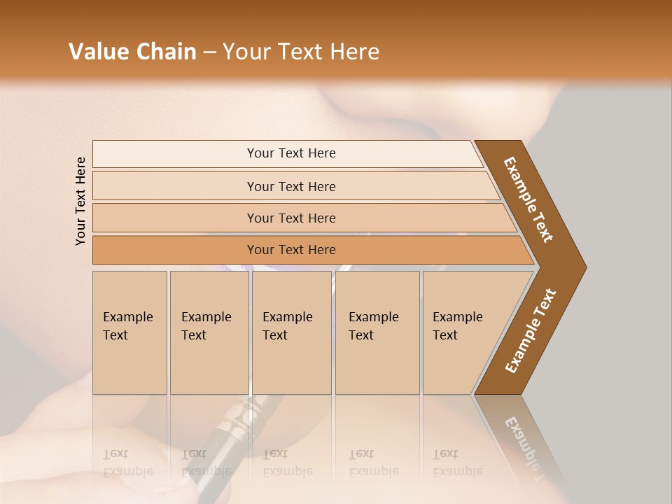 Gold Light Blur PowerPoint Template