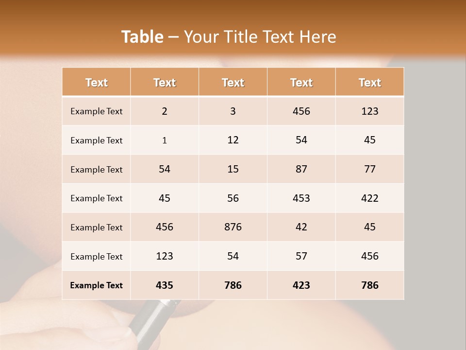 Gold Light Blur PowerPoint Template