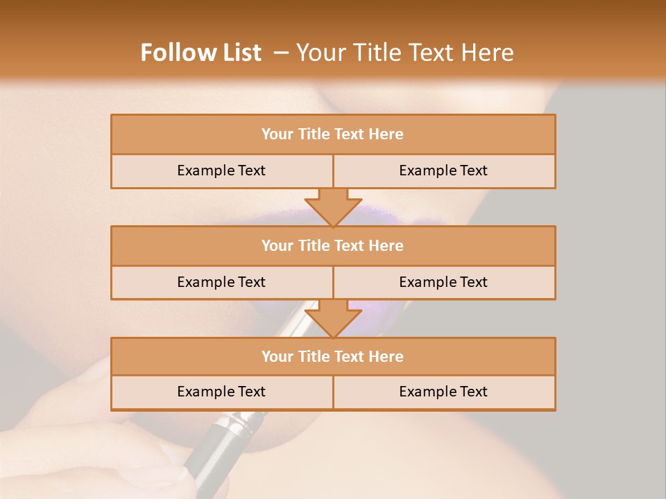 Gold Light Blur PowerPoint Template