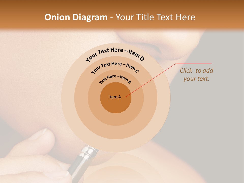 Gold Light Blur PowerPoint Template