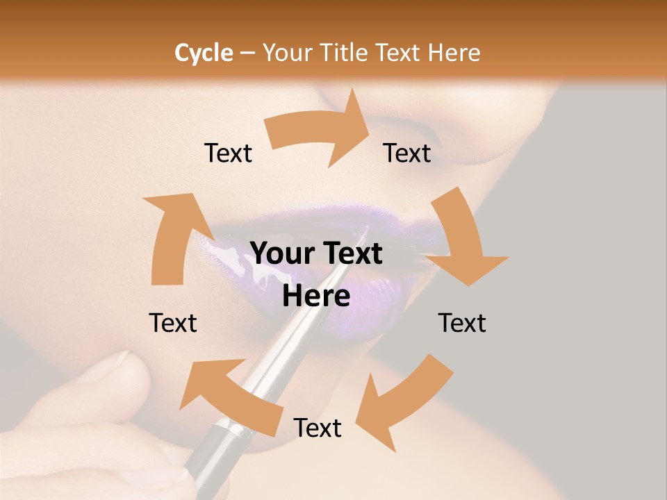 Gold Light Blur PowerPoint Template