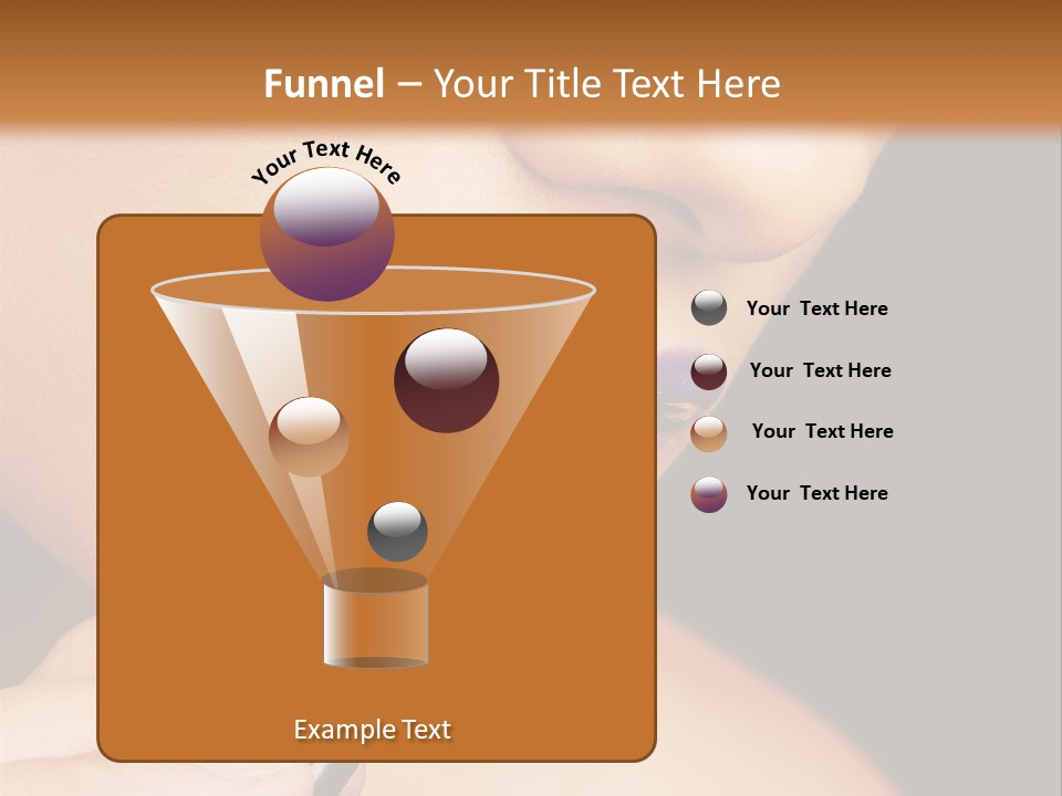 Gold Light Blur PowerPoint Template