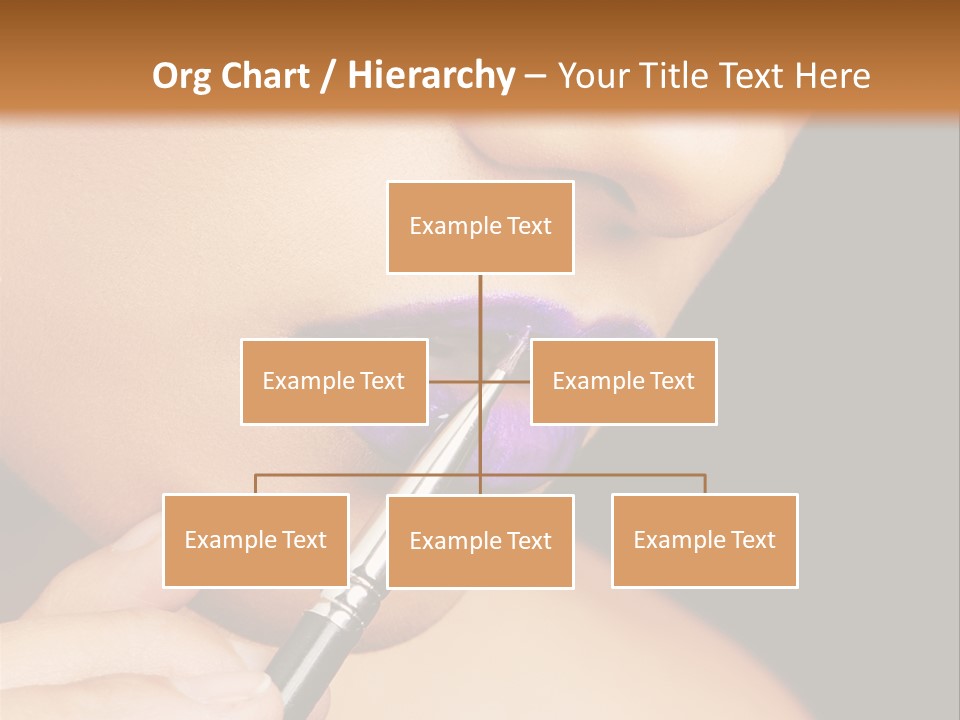 Gold Light Blur PowerPoint Template