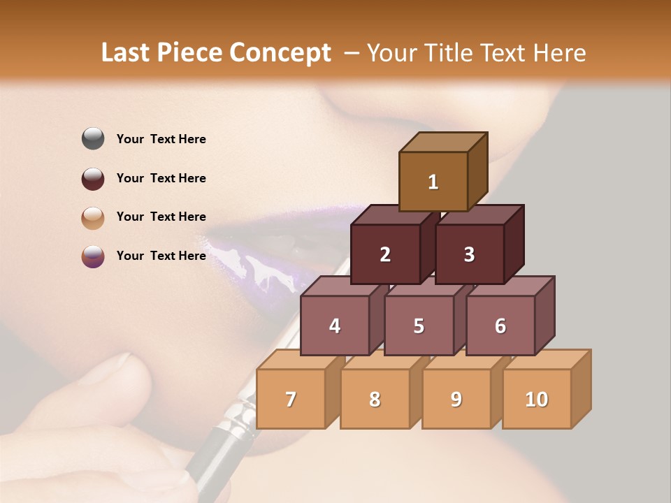 Gold Light Blur PowerPoint Template