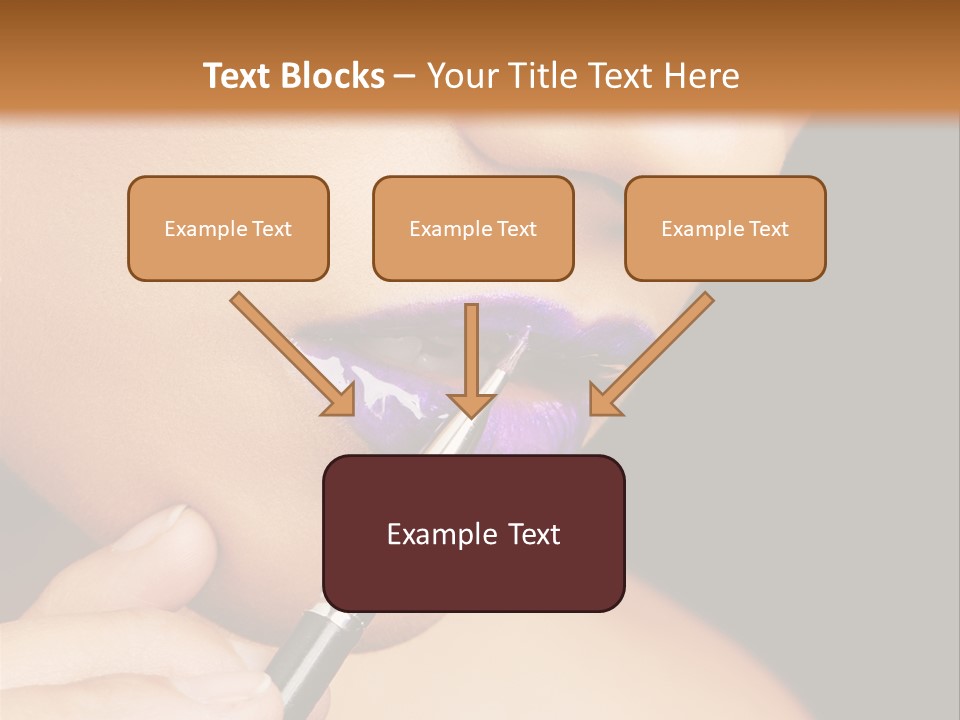 Gold Light Blur PowerPoint Template