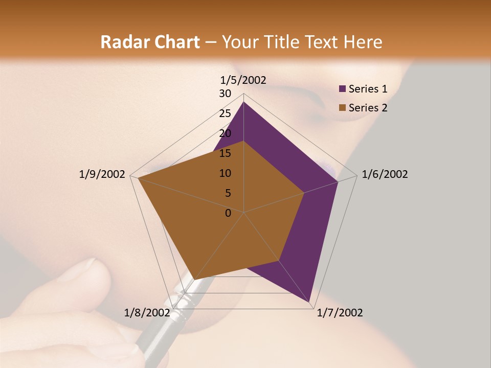 Gold Light Blur PowerPoint Template