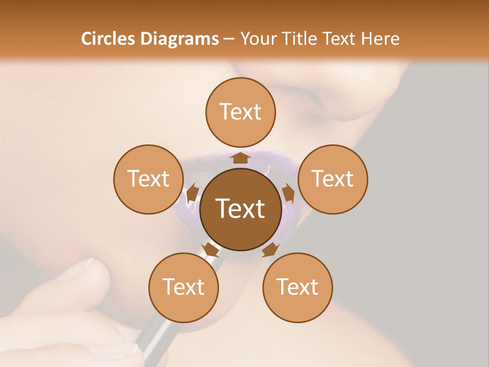 Gold Light Blur PowerPoint Template