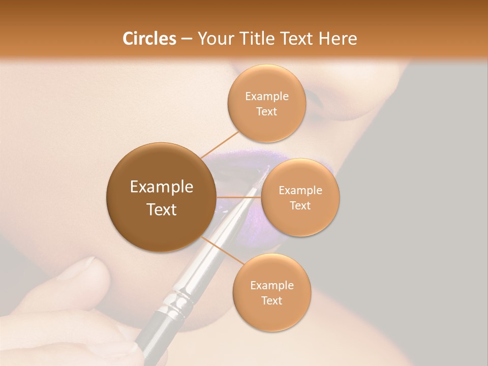 Gold Light Blur PowerPoint Template