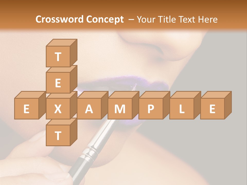 Gold Light Blur PowerPoint Template