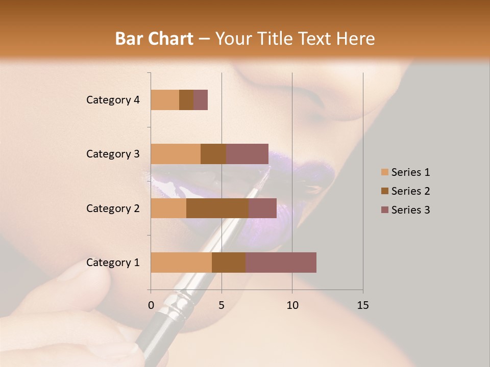 Gold Light Blur PowerPoint Template