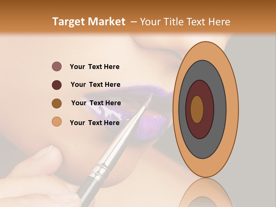 Gold Light Blur PowerPoint Template